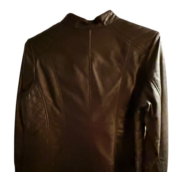 Guess Black Leather Jacket - Women's Sz 1X - NWOT - Picture 2 of 4